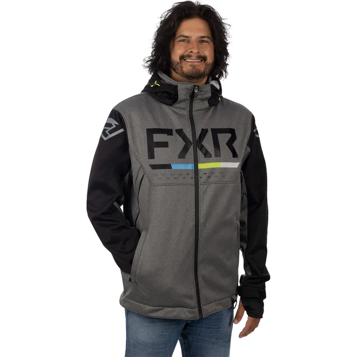 FXR Men's Helium Ride Softshell Grey Heather/Black