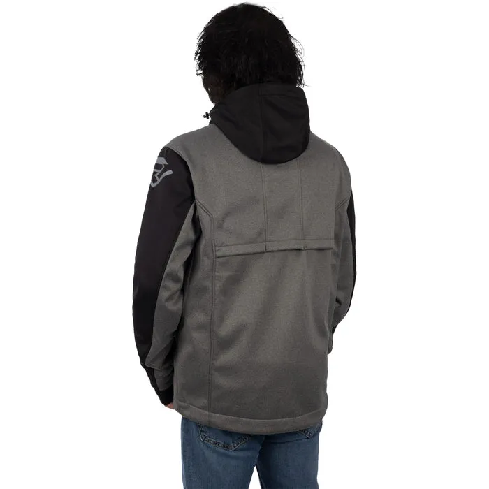 FXR Men's Helium Ride Softshell Grey Heather/Black