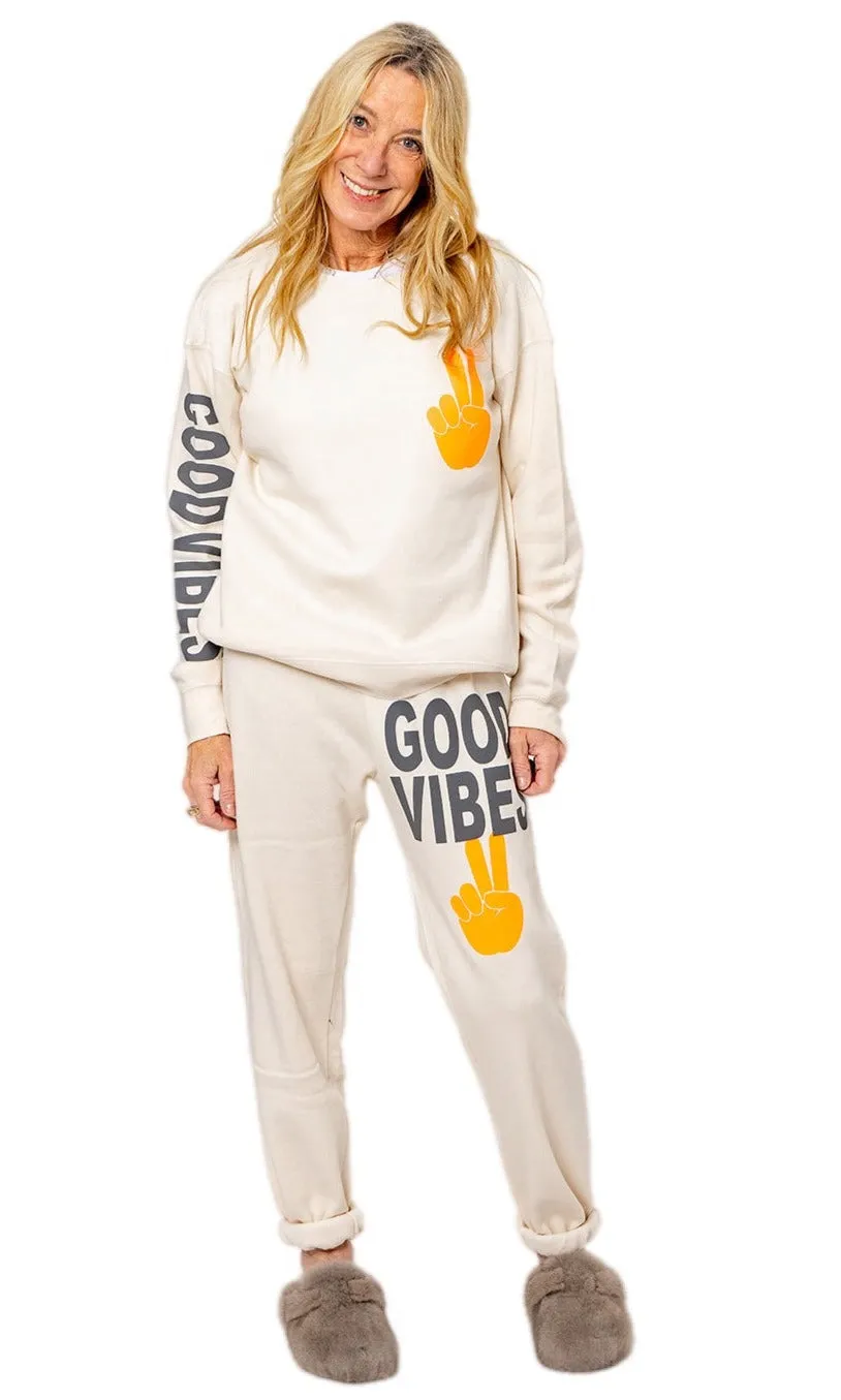 Good Vibes Smile Coconut Sweatpants