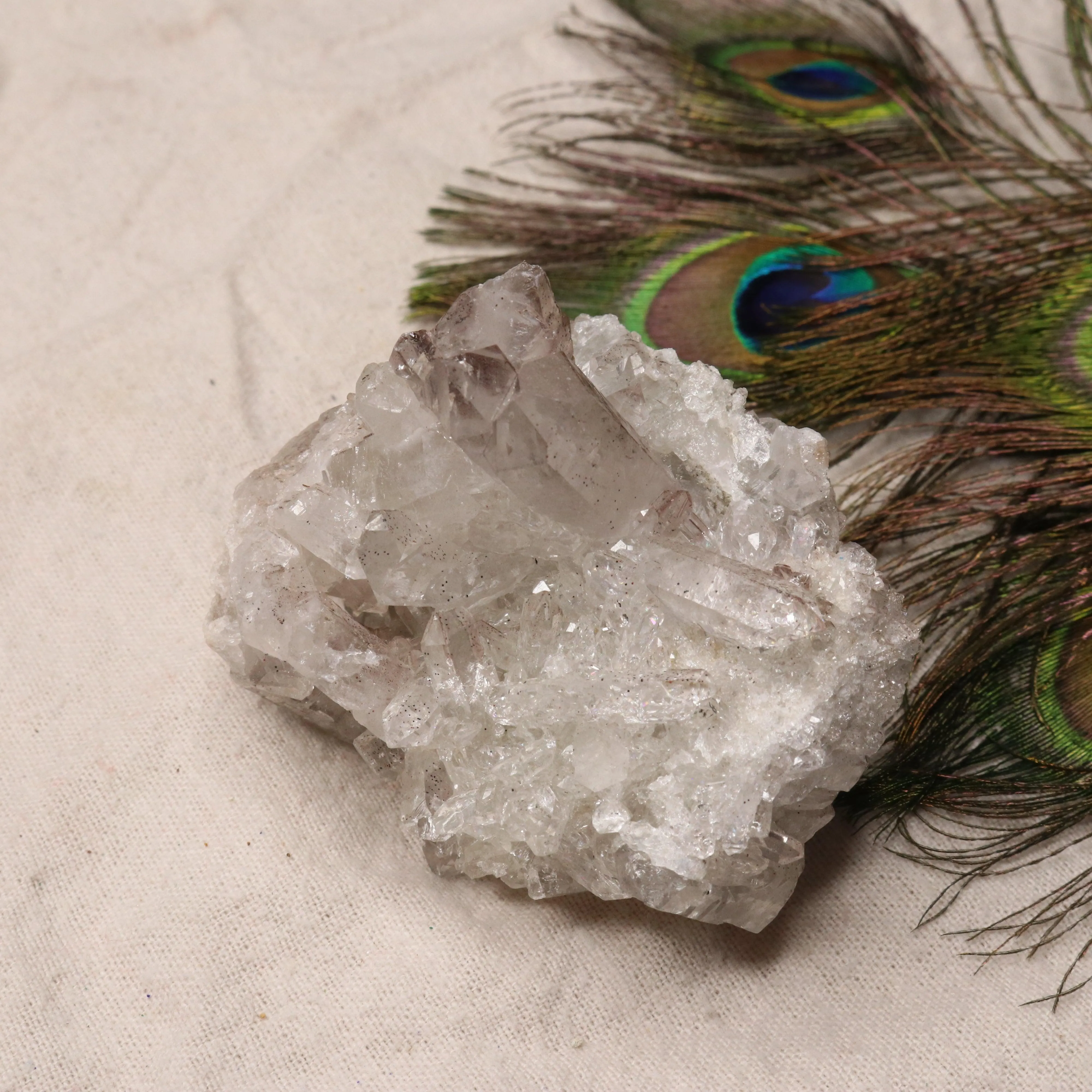 Grade A Lithium Quartz Cluster Self Healed from Brazil~ Super Gemmy Specimen