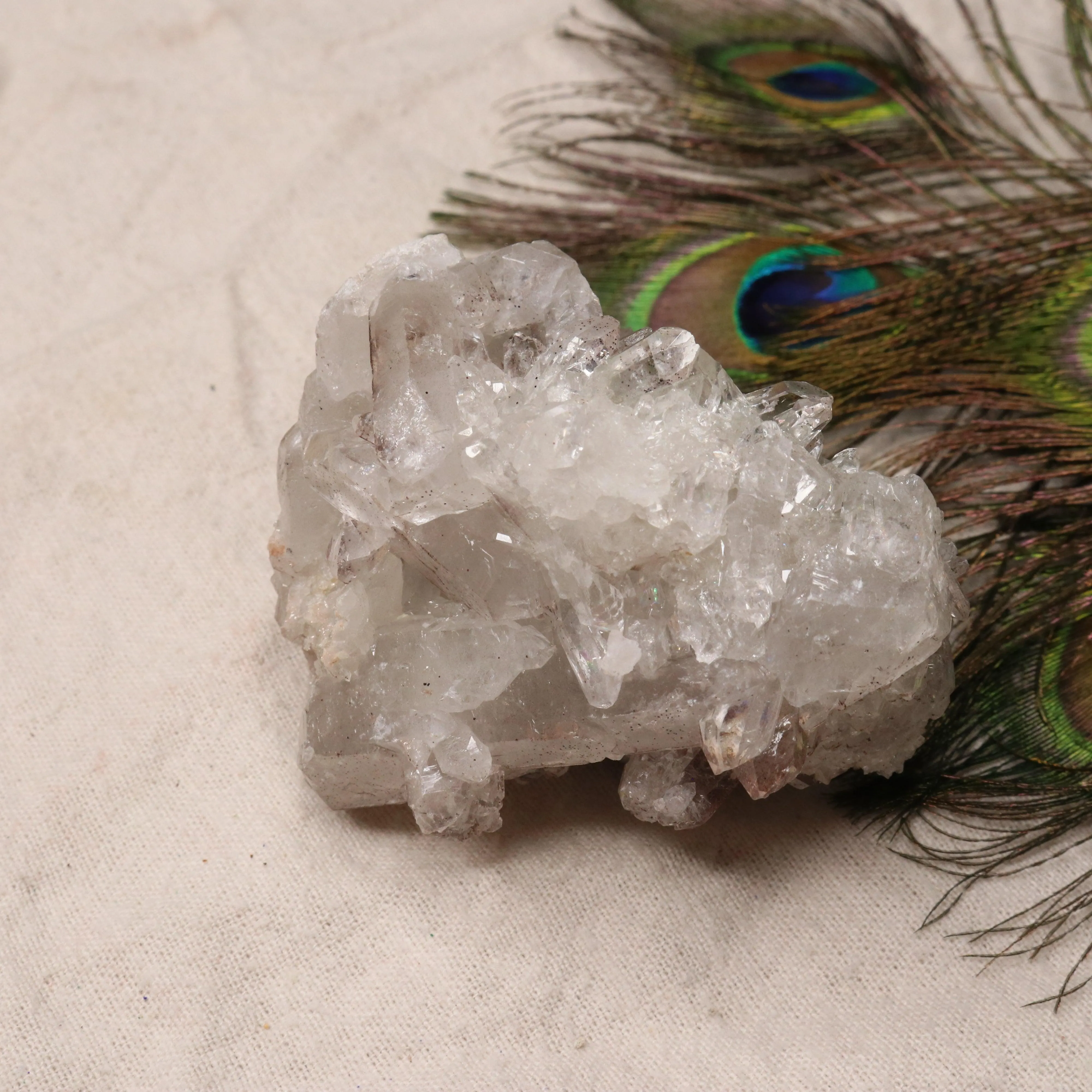 Grade A Lithium Quartz Cluster Self Healed from Brazil~ Super Gemmy Specimen