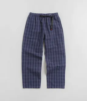 Gramicci OG Yarn Dye Dobby Plaid Jam Pants - Deep Twilight