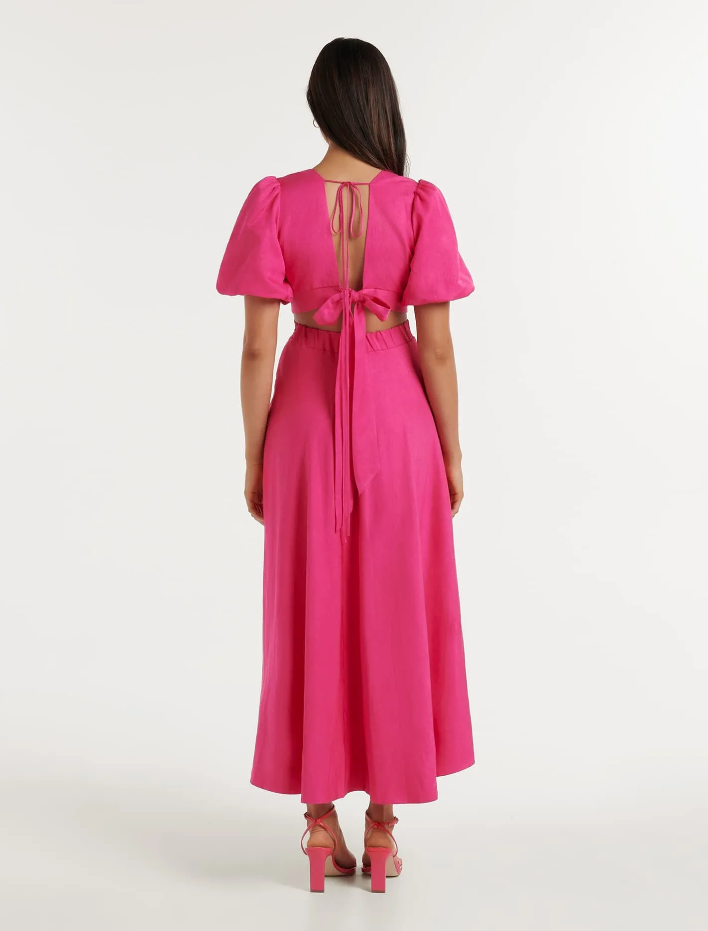 Hadley Tie Back Midi Dress