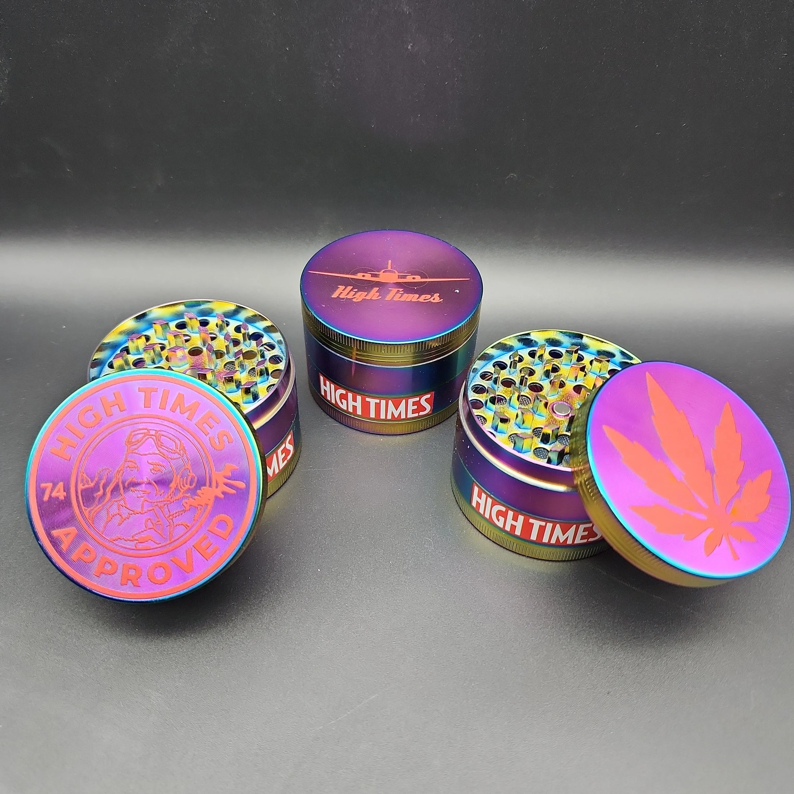 High Times Metal Grinder | 4pc | 2.5| Chameleon