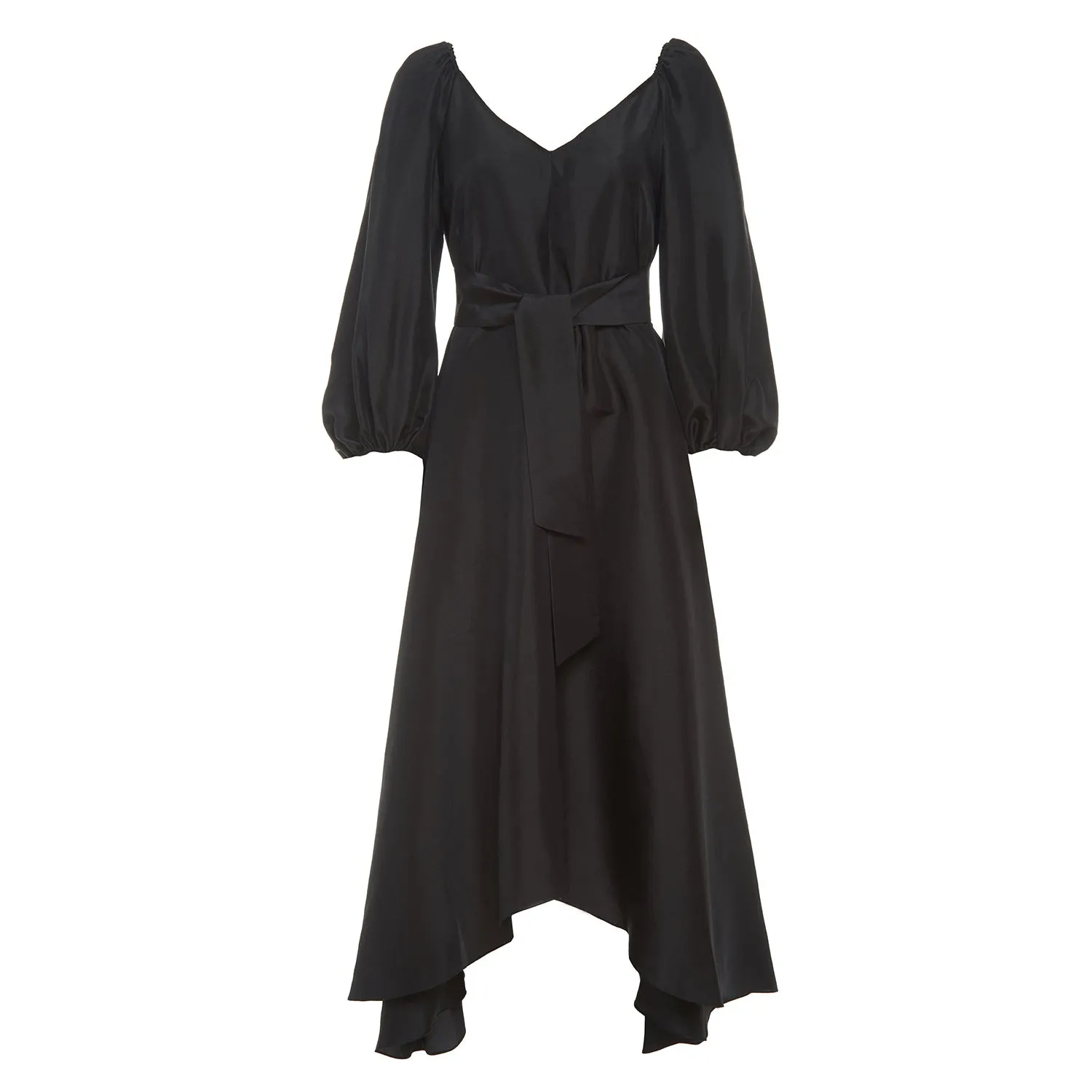 Isabelle Silk Dress - Black