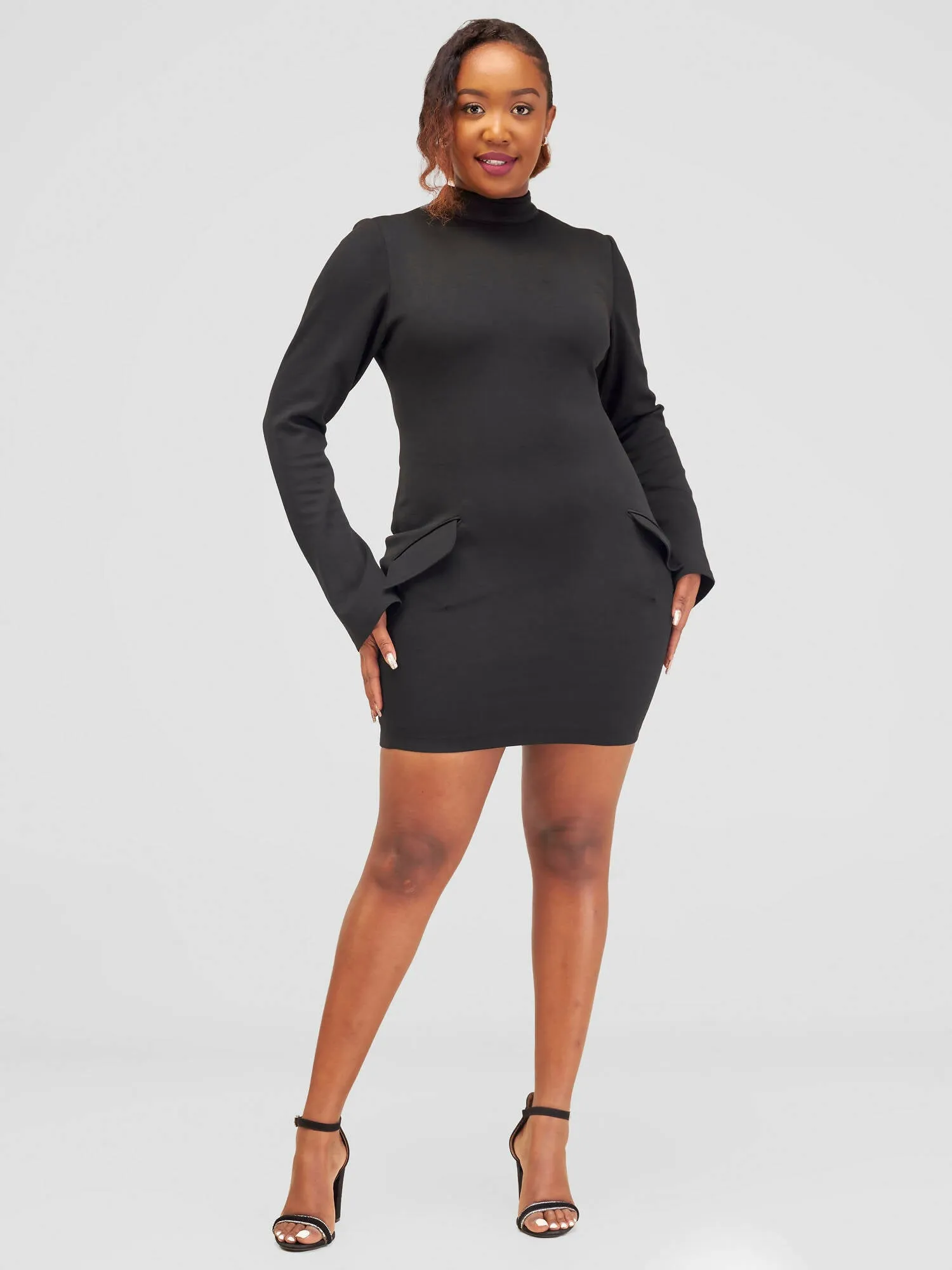 Izulu Kinyua Mini Dress - Black