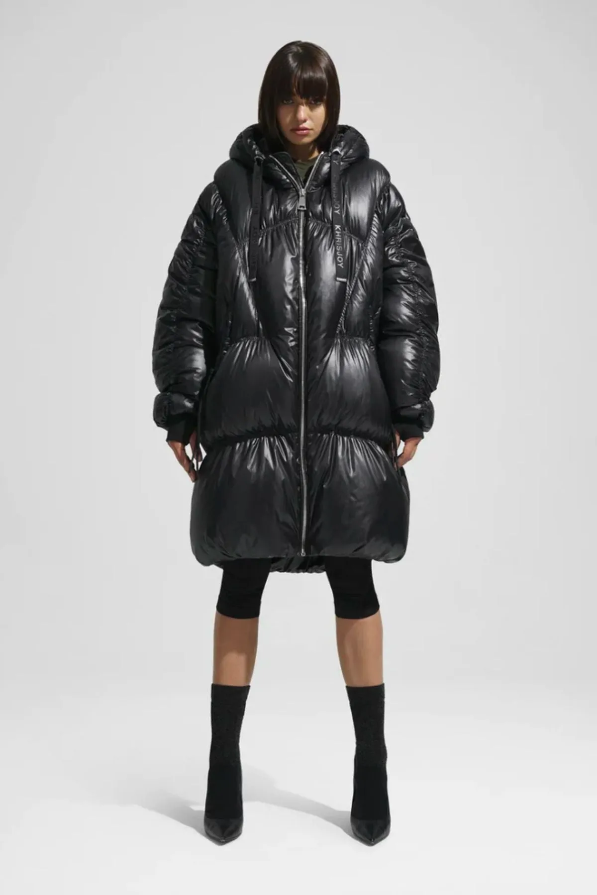 Khrisjoy Puff Khris Cloud Long Puffer Jacket - Black