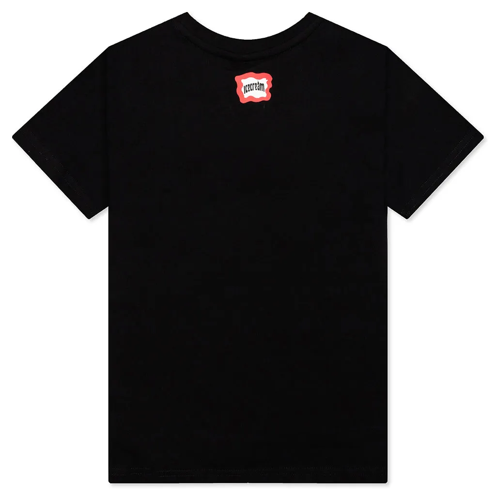 Kids Ice Dough S/S Tee - Black