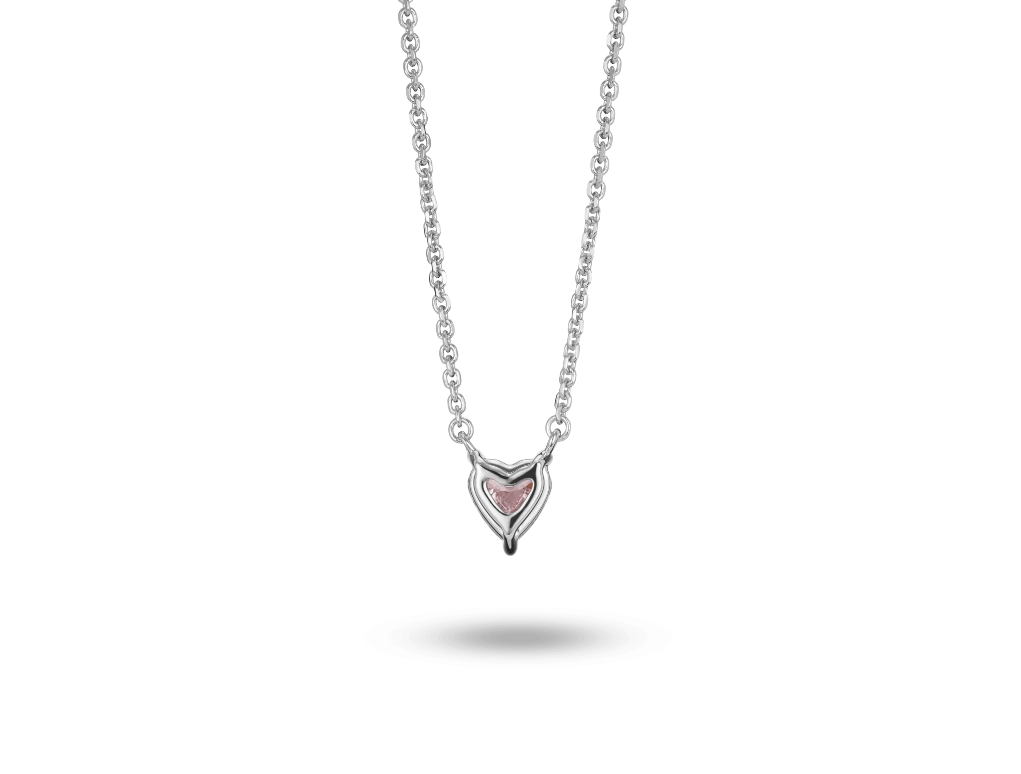 Lab-Grown Diamond ct. Mini Heart Pendant | Pink