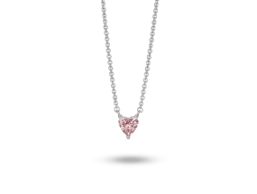 Lab-Grown Diamond ct. Mini Heart Pendant | Pink