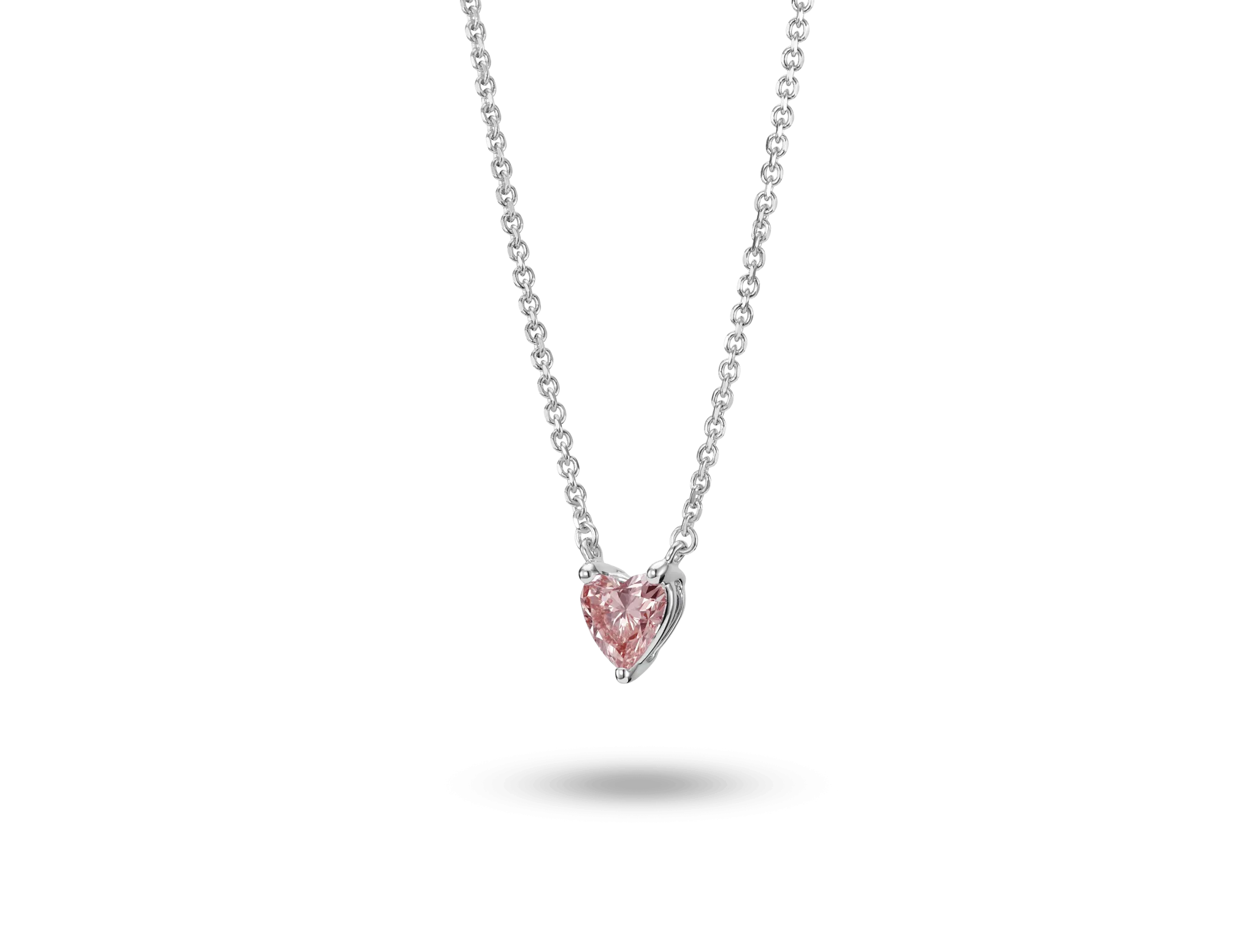 Lab-Grown Diamond ct. Mini Heart Pendant | Pink