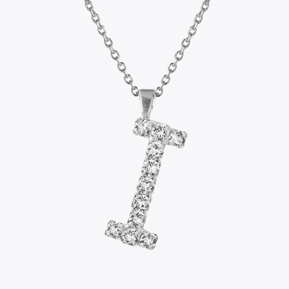 Letter Necklace I / Crystal