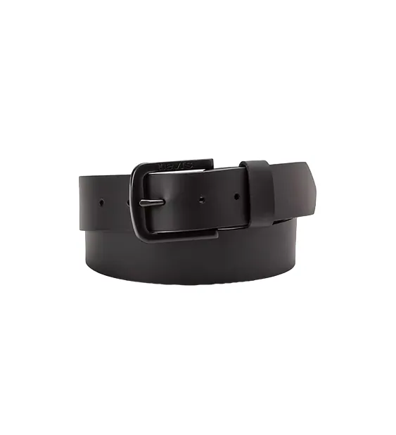 Levi's Seine leather belt with metal buckle 380190153 59 black