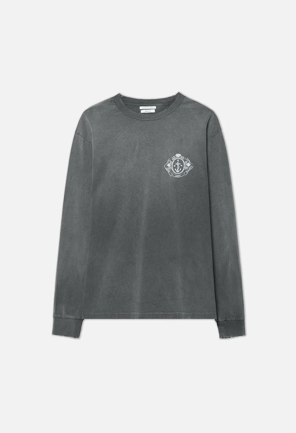 Ls Dinghy Tee / Washed Black