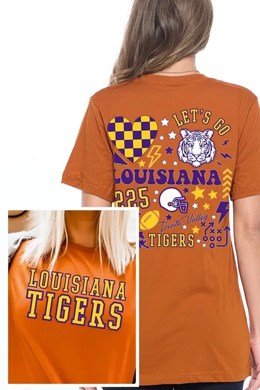 LSU TIGERS UNISEX SHORT SLEEVE