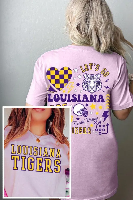 LSU TIGERS UNISEX SHORT SLEEVE