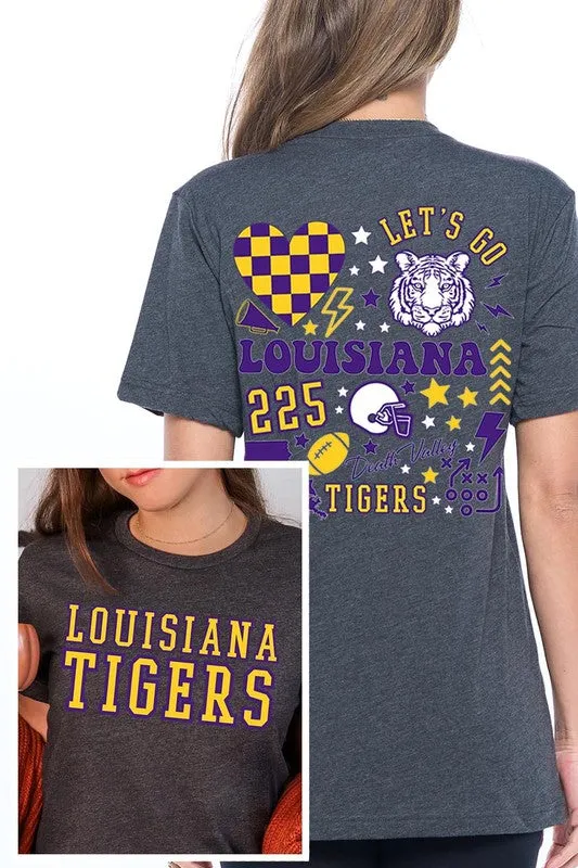 LSU TIGERS UNISEX SHORT SLEEVE