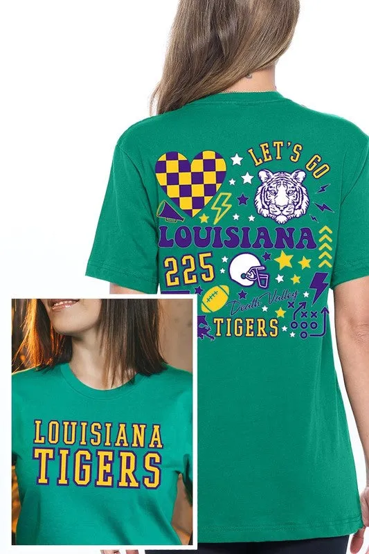 LSU TIGERS UNISEX SHORT SLEEVE