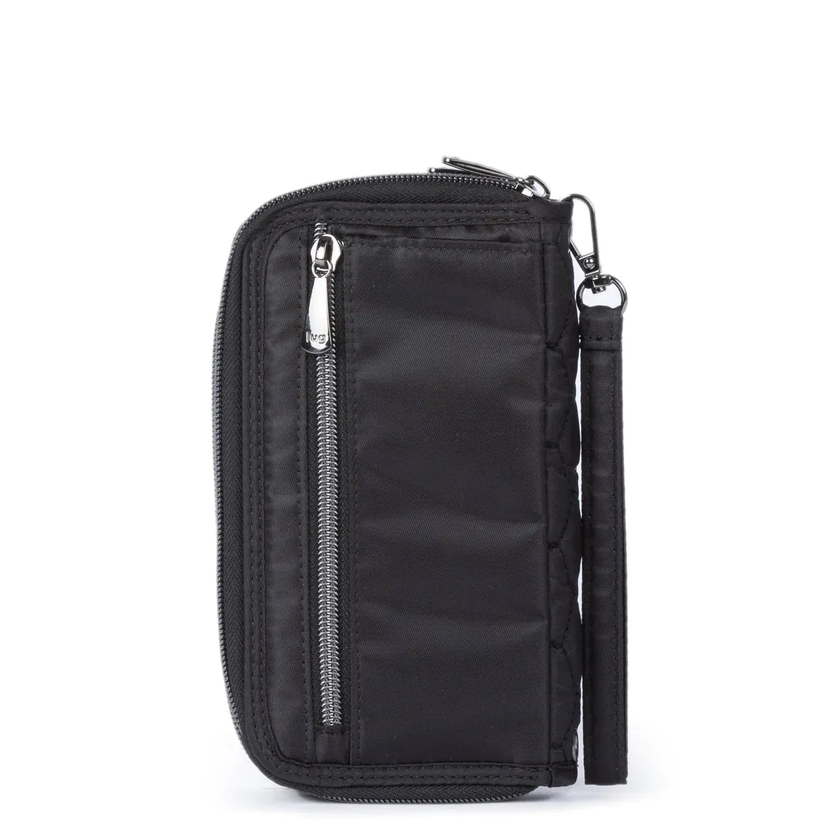 LUG Super Tram Zip RFID Wallet in Midnight Black