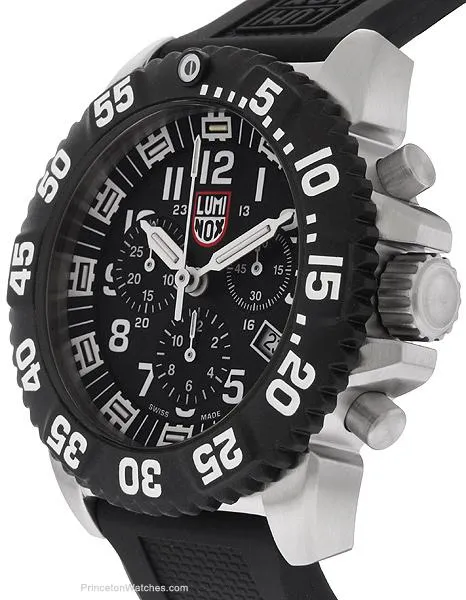 Luminox Mens Navy Seal Steel Colormark Chrono - Black Dial - Polyurethane Strap