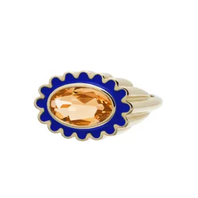 MARGARITA CITRINO BLUE RING