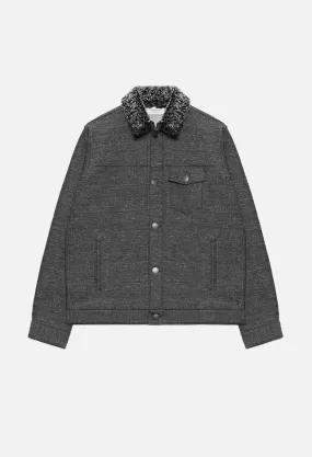 Melange Thumper Jacket / Charcoal