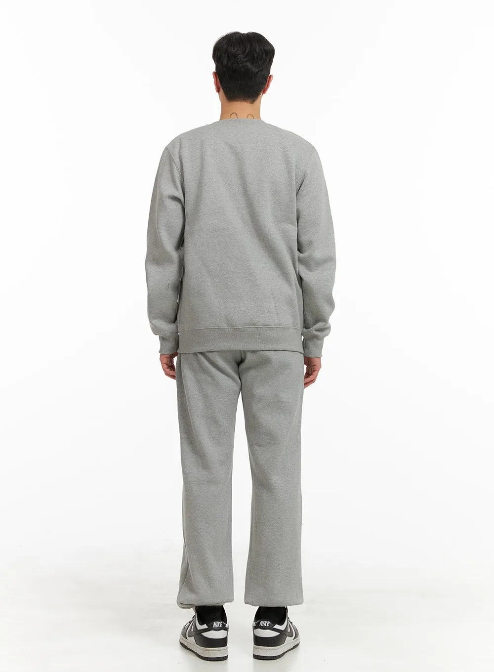 Men's Basic Crewneck Sweatshirt IA402 / Gray