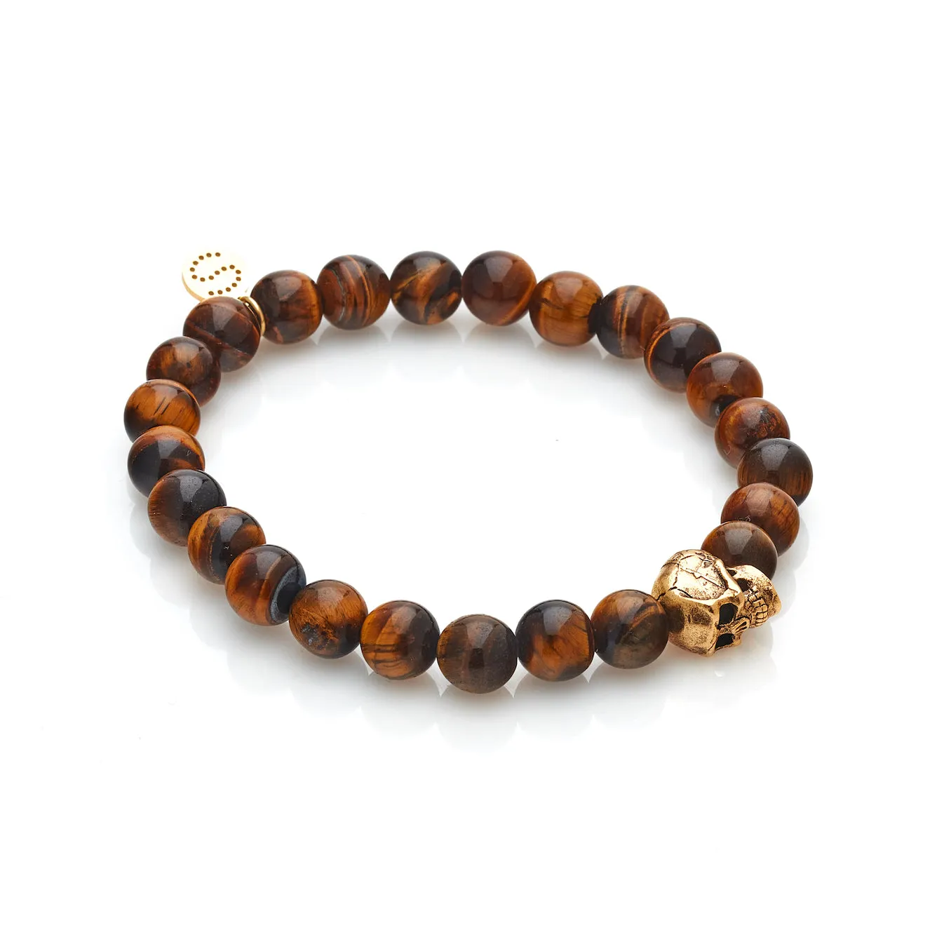 Men's Edit / Skulduggery / Bracelet / Tigers Eye   Gold