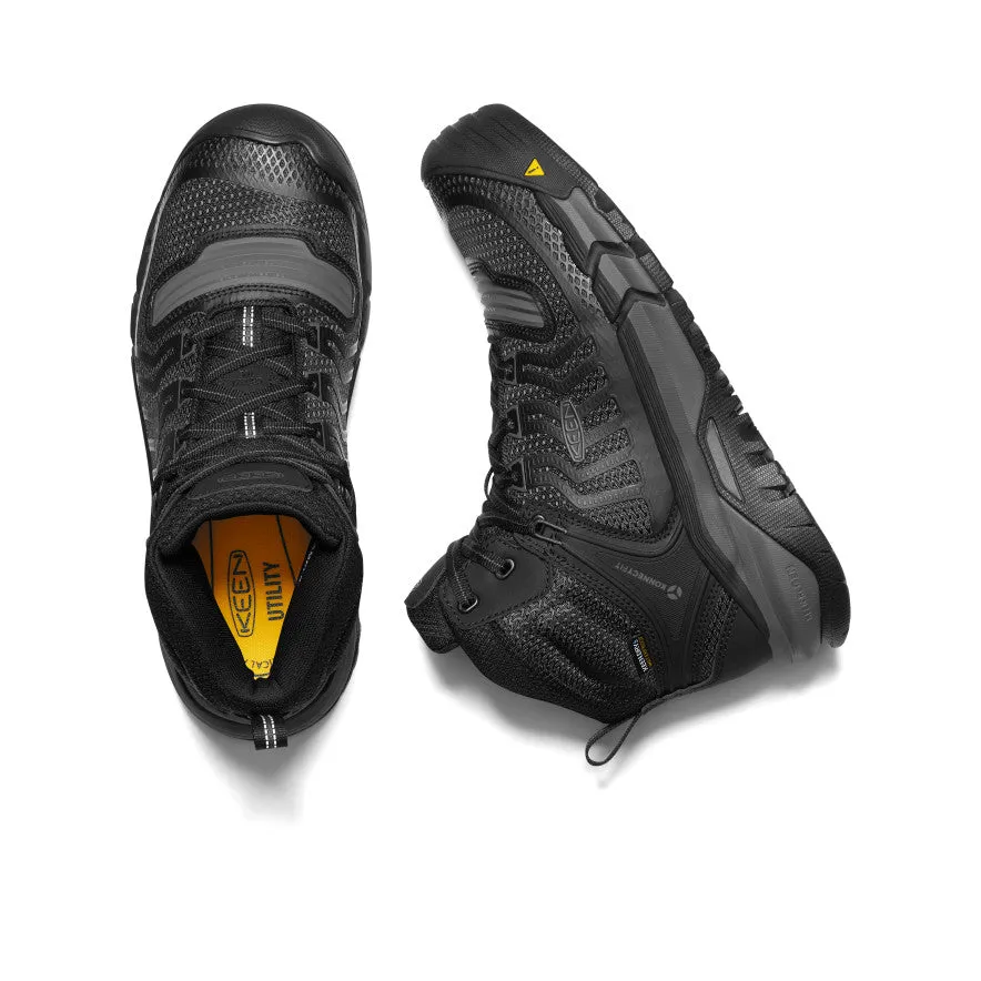 Men's Kansas City Waterproof Mid (Carbon-Fiber Toe)  |  Black/Gun Metal