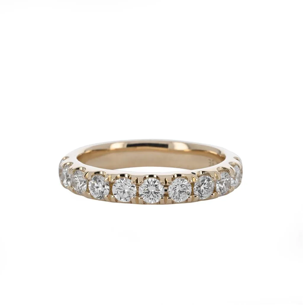 Micro Pavé Diamond Band | 1.0ct | Yellow Gold