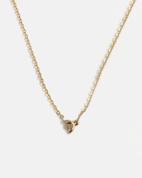 Mini Bee Necklace in Yellow Gold