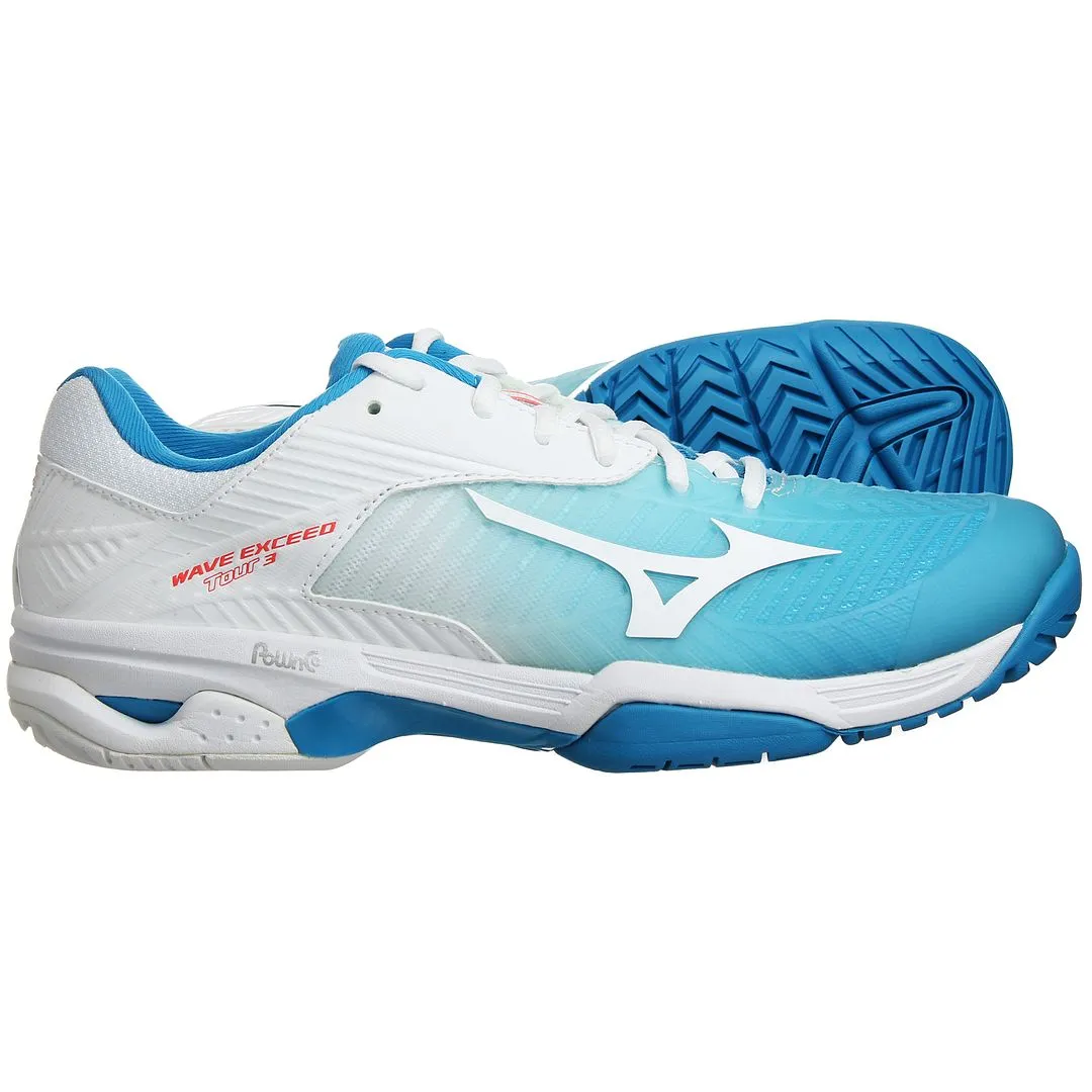 Mizuno Wave Exceed Tour 3 AC Womens White Trainers