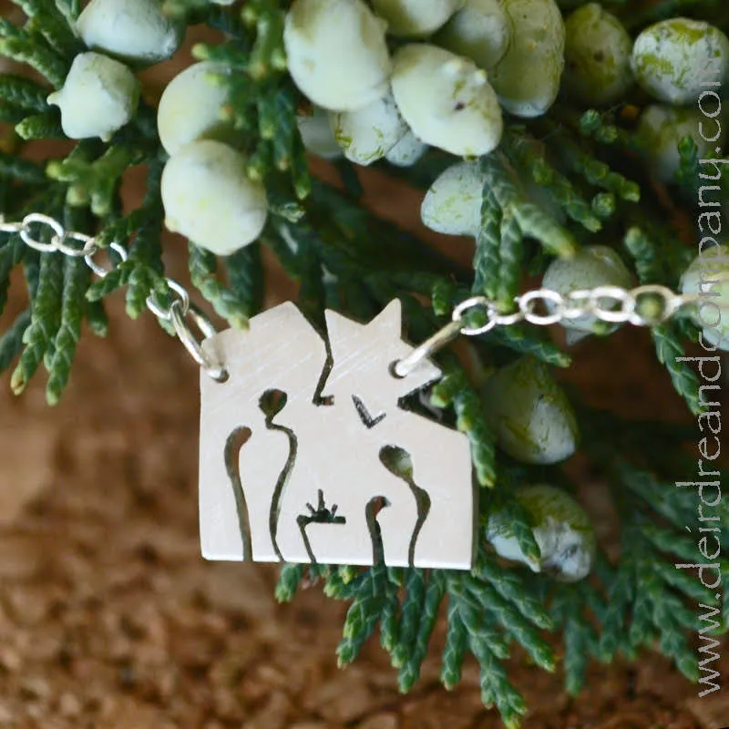 Nativity Necklace in Sterling Silver