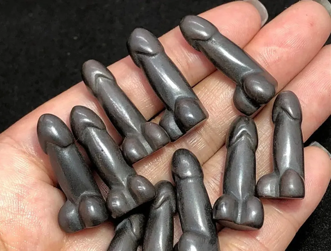 Natural Hematite gemstone Penis