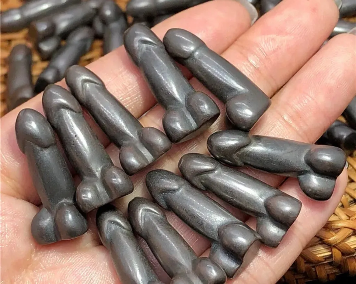 Natural Hematite gemstone Penis