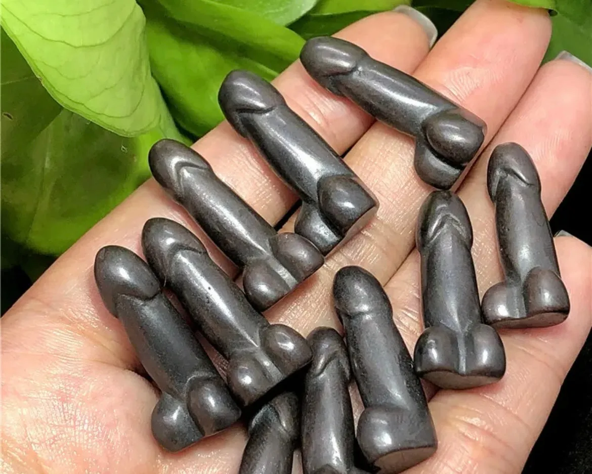 Natural Hematite gemstone Penis