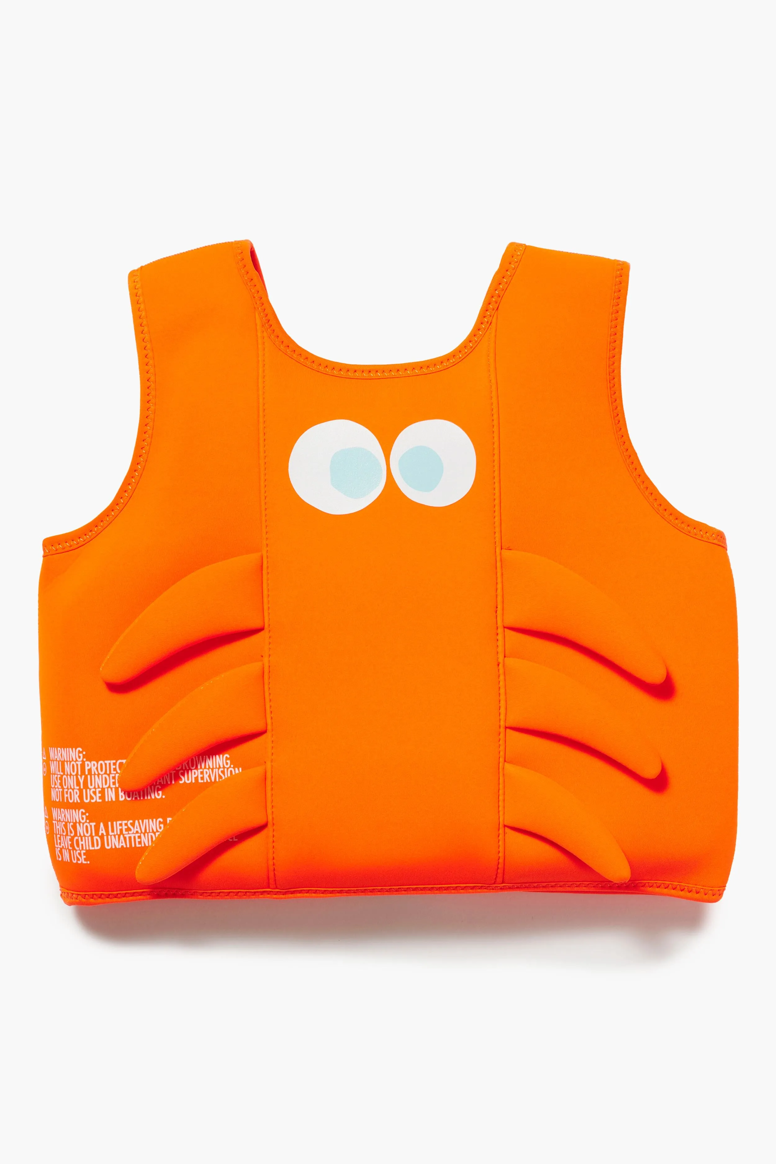 Neon Orange Sonny The Sea Creature Swim Vest