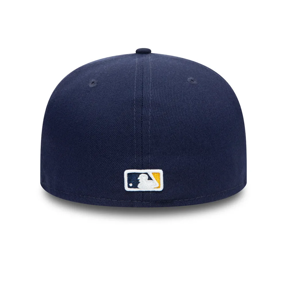 NEW ERA Milwaukee Brewers Authentic On Field Navy 59FIFTY Fitted Cap