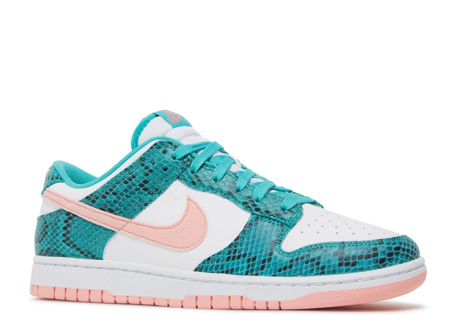 Nike Dunks Low Snakeskin Washed Teal Men