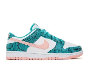 Nike Dunks Low Snakeskin Washed Teal Men