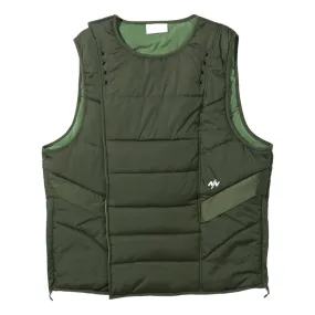 NINE POINT NINE ELYRA FIELD PUFF VEST-OLIVE