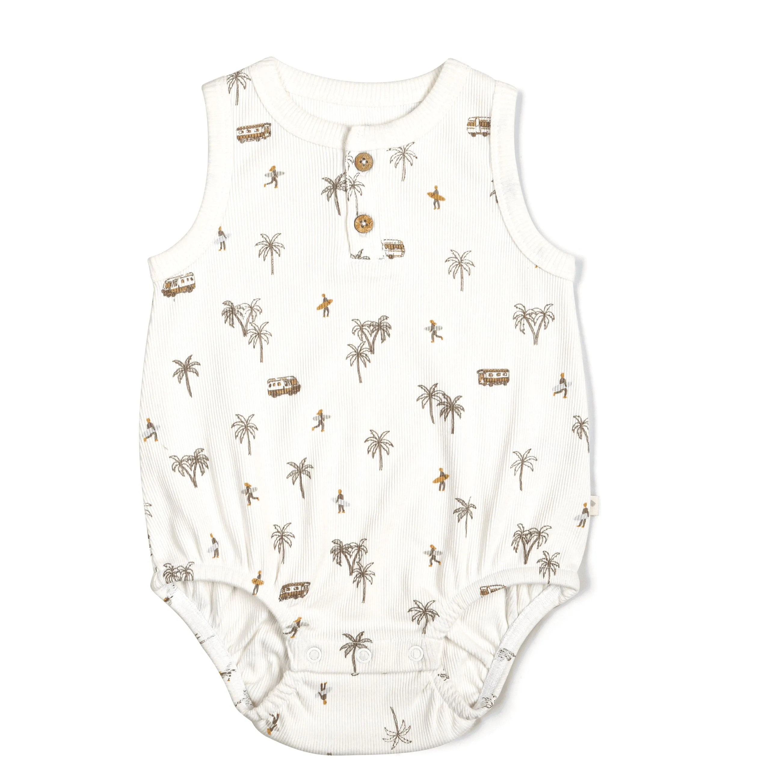 Organic Baby Bubble Onesie | Malibu