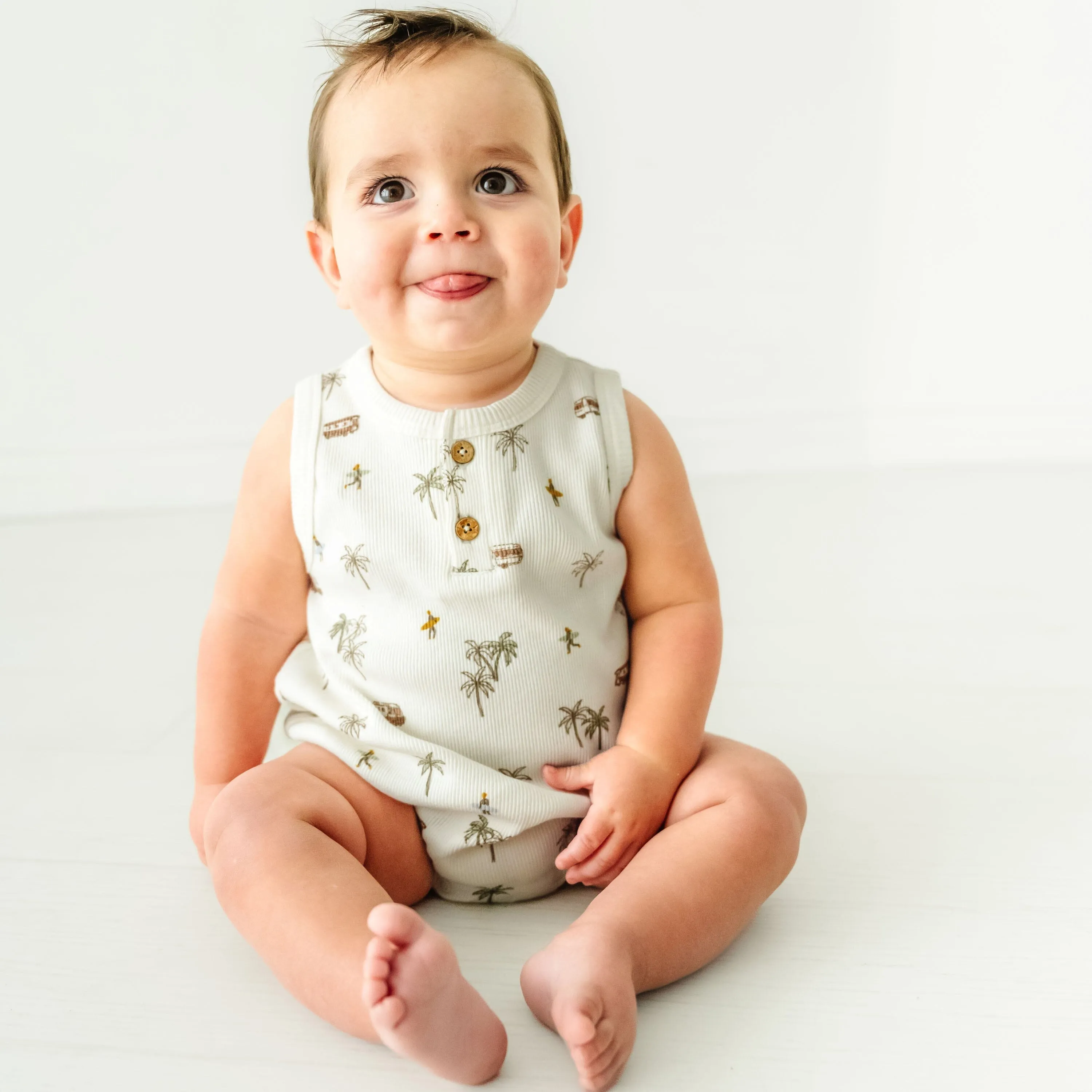 Organic Baby Bubble Onesie | Malibu