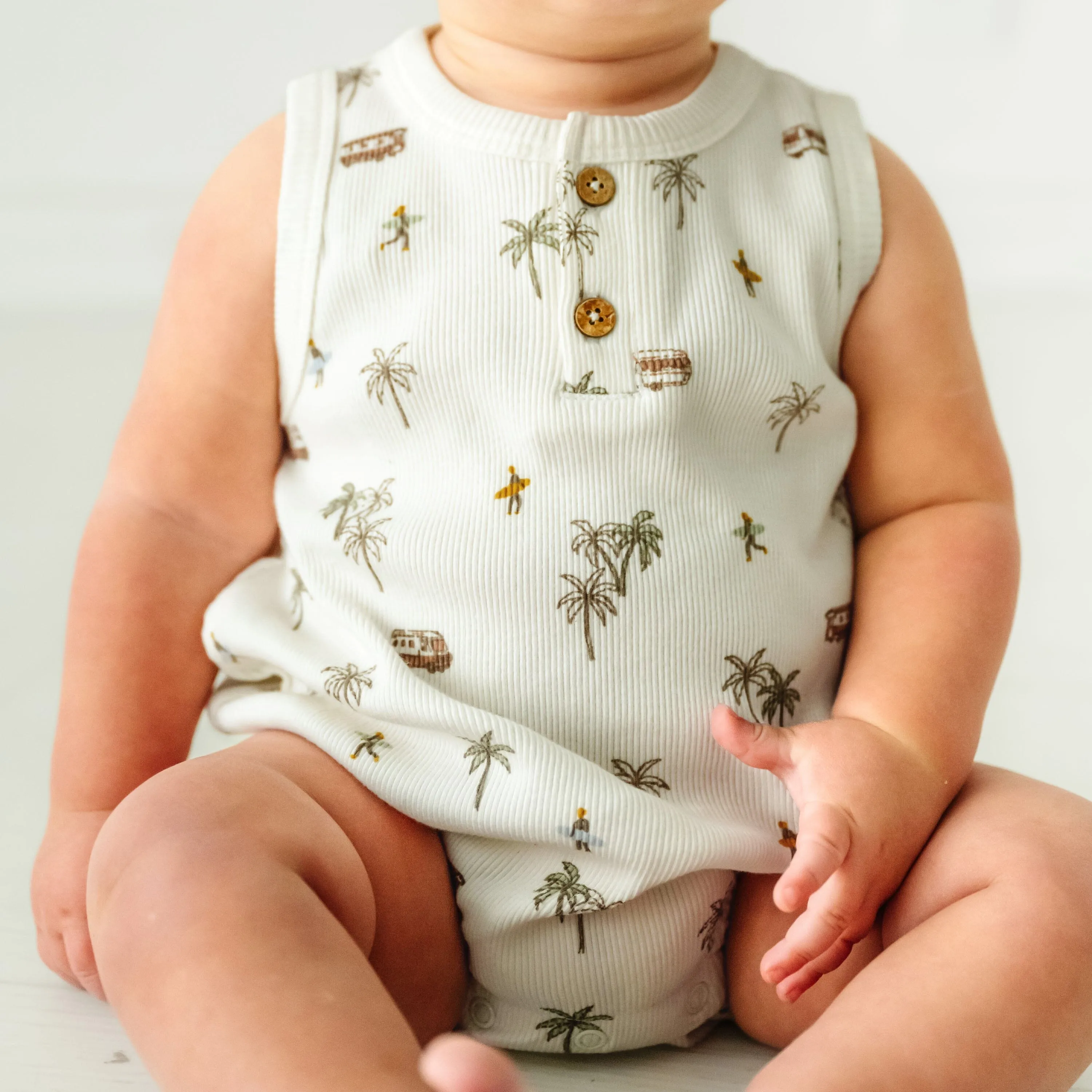 Organic Baby Bubble Onesie | Malibu