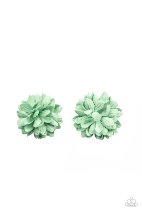 Paparazzi Hair Clip ~ Paper Paradise - Green