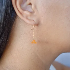 Paperclip Puakenikeni Earrings