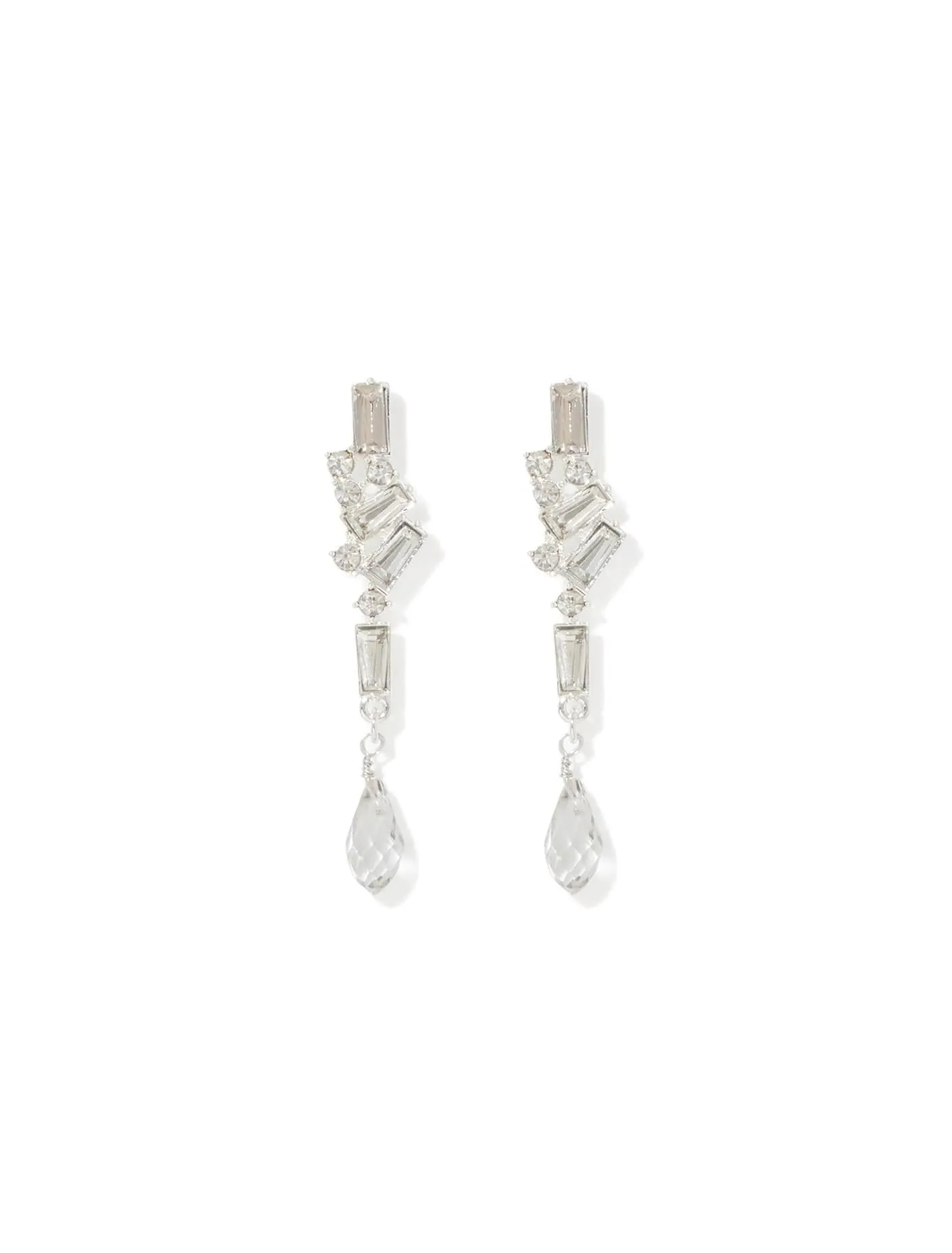 Penelope Baguette Drop Earrings