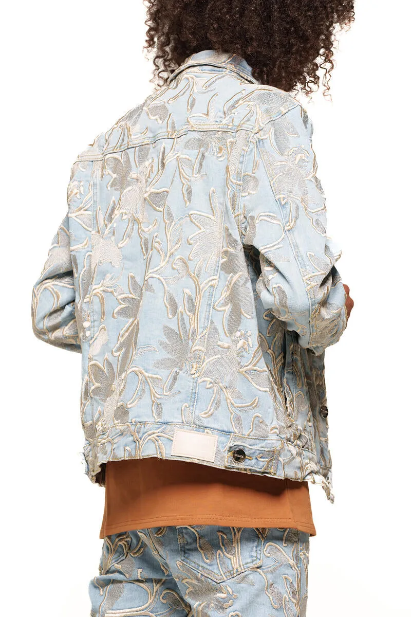 PHEELINGS DREAMS BLOSSOMING DENIM JACKET (LIGHT BLUE)