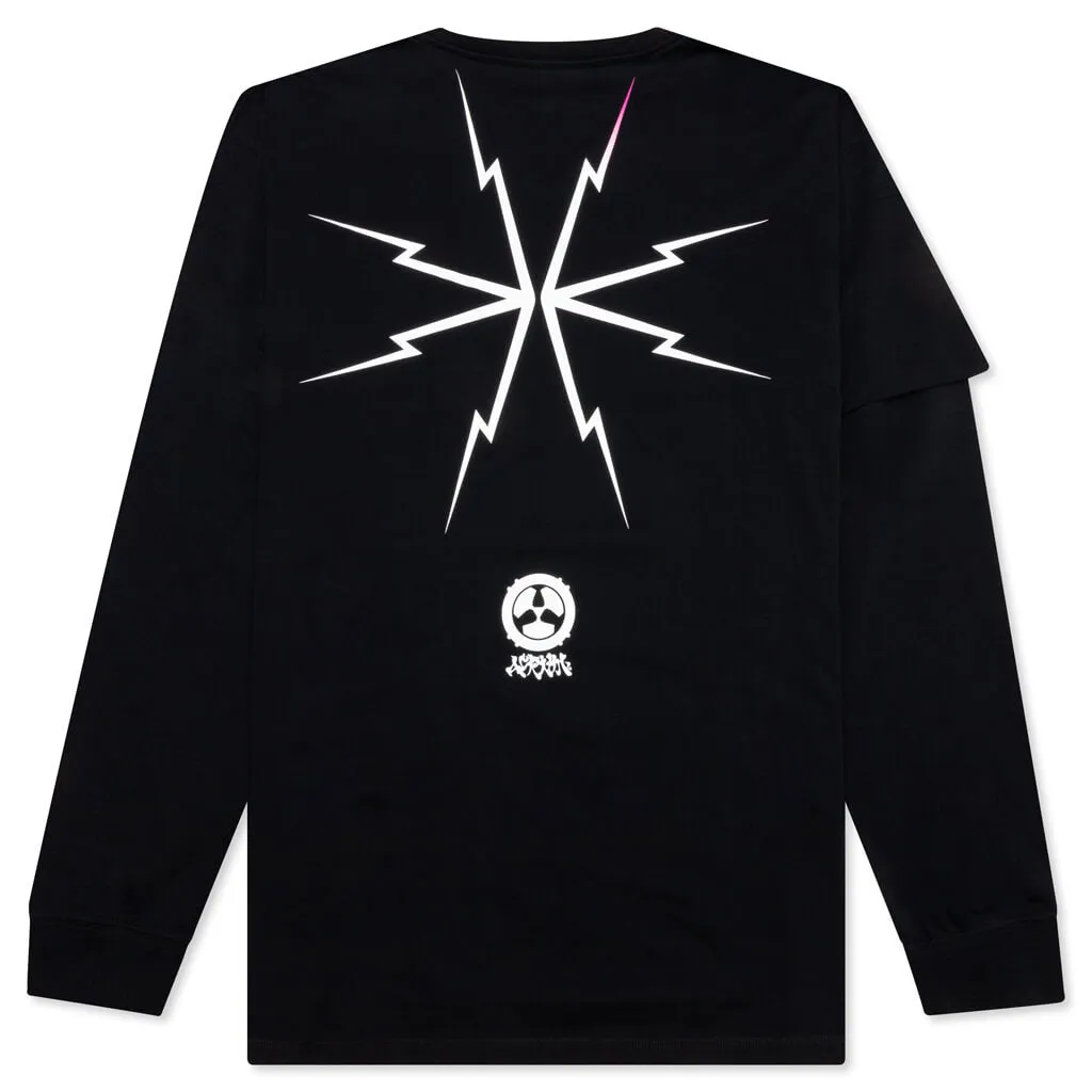 Pima Cotton L/S Tee - Black