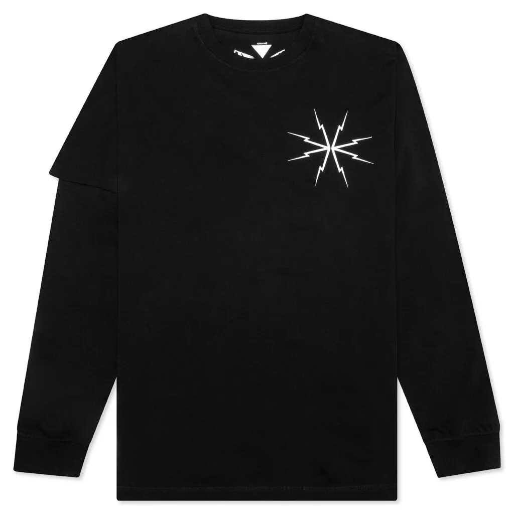 Pima Cotton L/S Tee - Black